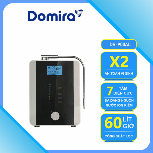 Máy Ion Kiềm DS900-AL DOMIRA - 7 Tấm điện cực