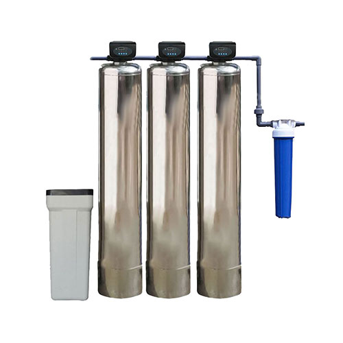 LỌC TỔNG 3 CỘT INOX VAN TAY / VAN AUTO