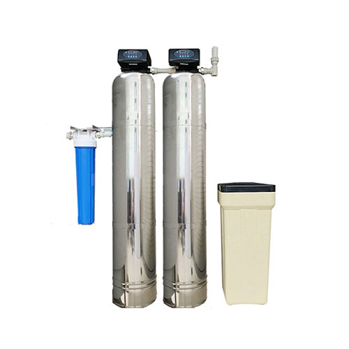 LỌC TỔNG 2 CỘT INOX VAN TAY / VAN AUTO