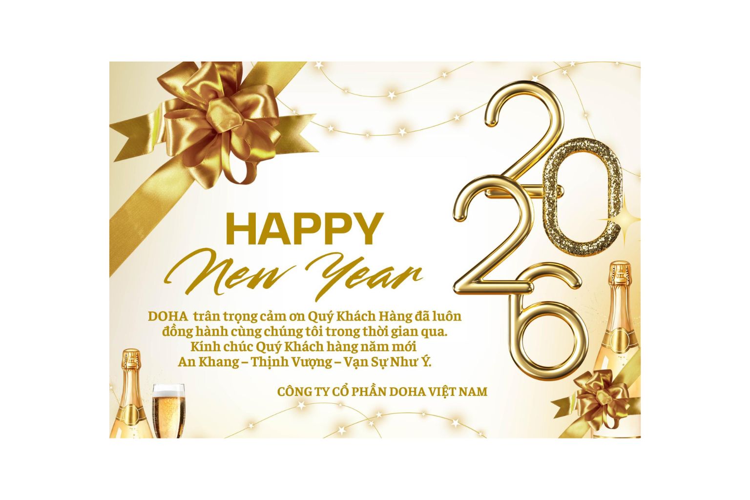 DOHA Việt Nam chúc mừng năm mới 2026