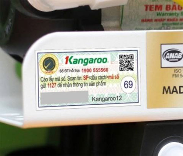 Cách nhận biết máy lọc nước Kangaroo chính hãng​